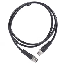 China M12 8 pin male to male Double-Ended Cordset manufacturer