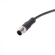 China M12 3 4 pin male extension cable manufacturer