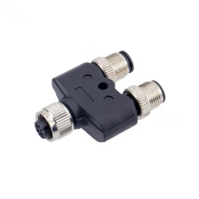 China M12 5 position female Y-Splitter connector manufacturer