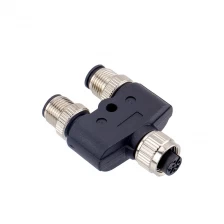 China M12 5 pole Y type female connector manufacturer