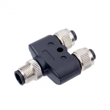 China M12 3 position male to two female T Y type connector manufacturer