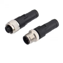 China M12 A-coding 4 or 5 pole terminal connection with end resistance connector manufacturer
