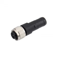 China M12 terminations 4 pin female resistance connector manufacturer