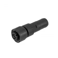 China M12 A-coding plastic 5 core terminating end resistance connector manufacturer
