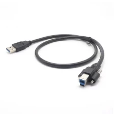 Chiny Kabel USB 3.0 typu B z męską śrubą blokującą producent