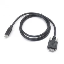 Chiny Kabel ze śrubą blokującą USB Micro-B producent