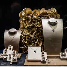 China Yadao jóias de cor champanhe exibem design de alta qualidade fabricante