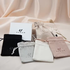 porcelana Yadao Peach Pink Jewelry Packaging caja y bolsa con cierre de cinta puede ser un nudo de proa fabricante