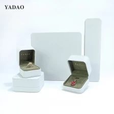China 2023new arrival round corner design luxury box pu leather suede box manufacturer