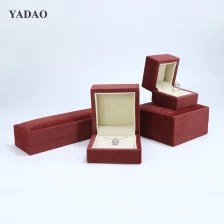 China 2023new arrival luxury color velvet finished boxes manufacturer