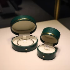 China customize jewelry plastic box jewelry packaging box oval shape gift packaging box ring bangle box manufacturer