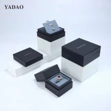 China 2023new arrival jewelry paper box with separated lid design manufacturer