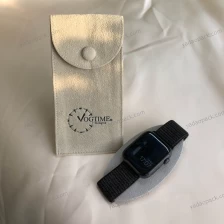 porcelana Personalizar bolsa de terciopelo a presión bolsa de embalaje de joyería bolsa de reloj diseño de refuerzo fabricante