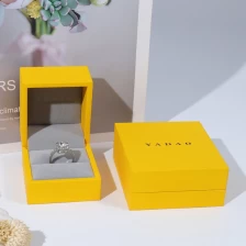 China 2024 new arrivals economical jewelry box in yellow color manufacturer