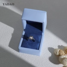 China 2024 new arrivals baby blue color luxury jewelry box manufacturer