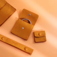 China microfiber pouch bag snap pouch gusset design jewelry packaging pouch bag pack jewels manufacturer