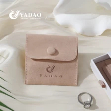 China Klassische Schnappbeutel -Tasche Rose Pink Mikrofaser Beutel Verpackung Schmucktasche Verpackung Hersteller