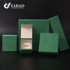 China Luxury Swan Velvet Wooden Jewelry Box Set | Custom Logo Multi-Color Jewelry Storage Box manufacturer