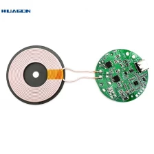 porcelana Larga distancia 15W carga inalámbrica rápida 15W 12mm módulo transmisor de largo alcance módulo de cargador inalámbrico personalización para teléfono móvil fabricante