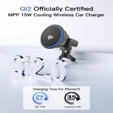 porcelana qi2 MPP Qi2 magnetic wireless car charger - COPY - jjwnlb fabricante