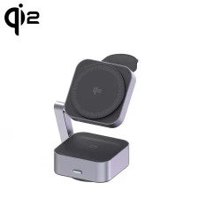 porcelana 3in1 3 en 1 cargador inalámbrico 25W Qi2 fabricante