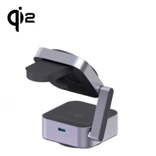 الصين 3in1 محطة الشاحن اللاسلكية القابلة للطي 25W QI2 لـ iPhone 17 iPhone 16 الصانع