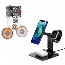 China Qi Charger Type C Android Wireless Charging module All Phones transmitter Receiver Pcba Coil + Pcb wireless chariging customization manufacturer