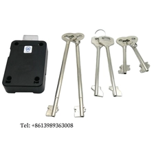 China Cheap mechanical leaf key lock safe lock with double bitted key manufacturer
