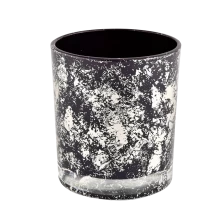 China Black glass candle jar for making supply wholesale manufacturer