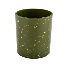 China High quality green glass candle vessel luxury candle Jar with Gift Box manufacturer