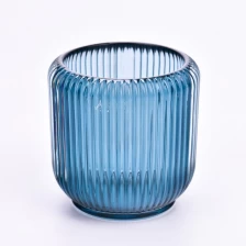 China 7oz round glass candle jars with round bottom for home decor manufacturer