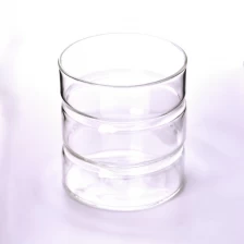 China Wholesale borosilicate glass candle jar home decor manufacturer