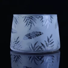China Modern matte candle tins glass table candle container wedding centerpieces wholesales manufacturer