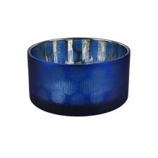 China 10oz 12oz 20oz Wholesales Luxury decorative glass candle jar holder manufacturer