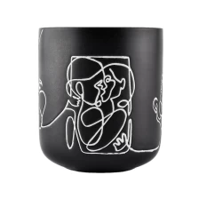 China ceramic candle containers with round bottom manufacturer