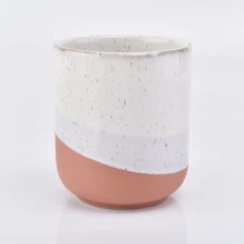 China decorative ceramic candle vessel for home, wholesale candle holder manufacturer