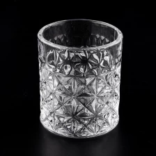 China diamond design crystal glass candle holders manufacturer
