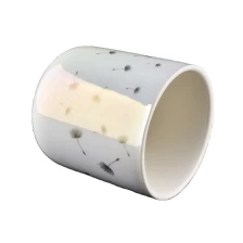 China 12oz 8oz Wholesales luxury new porcelain ceramic candle jars with logo manufacturer