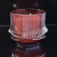 China Manufacturer Sunny design antique empty glass candle holder container 6 oz 8 oz manufacturer