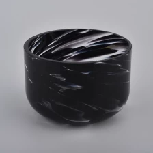 China black glass vessels for candles manufacturer