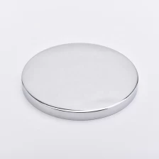 China mirror metal lids for candle holders electroplating color caps for glass containers wholesales manufacturer