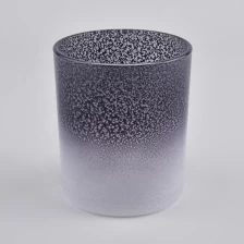 China colorful glass candle jars in bulk manufacturer