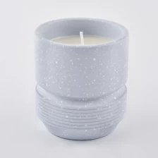 China 410ml colorful concrete candle holders for home decor manufacturer
