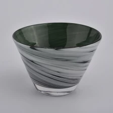 China wholesale empty candle jars with cloudy finish manufacturer
