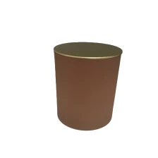 China straight-sided glass candle jars for scented soy wax manufacturer