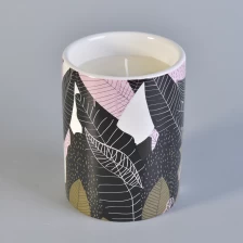 China ceramic candle holder for home, cylinder decorative ceramic containers manufacturer