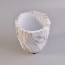 China 300ml Embossed concrete candle containers antique  candle vessel  wholesales manufacturer