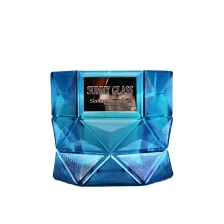 China Wholesales Sunny luxury empty Hexagon scented glass candle holders manufacturer