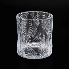 China Wholesales clear tealight scented glass candle container jars 6oz 10oz manufacturer