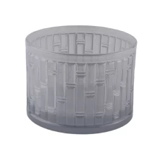 China glass jar candle vessel for home decor manufacturer